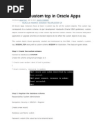 Create A Custom Top in Oracle by Abhijitray