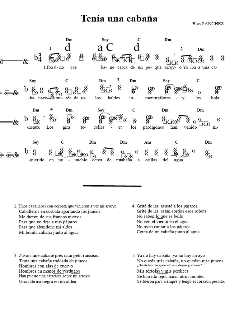 Tenía Una Cabaña | PDF