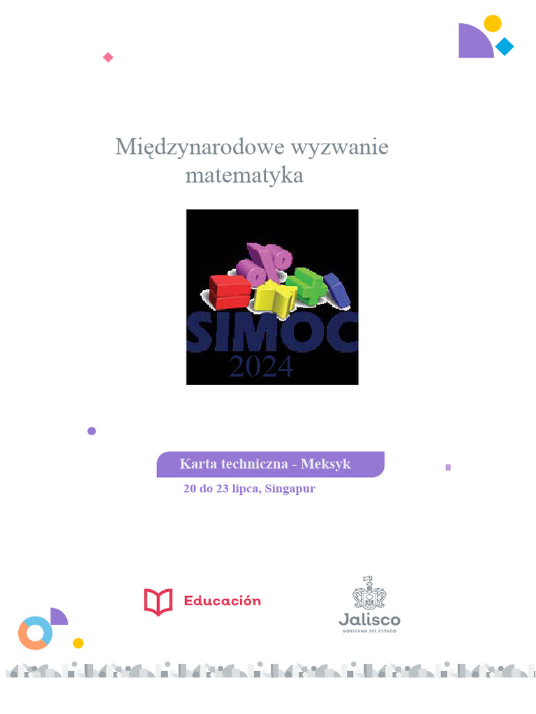 Specyfikacja Techniczna SIMOC 2024 Meksyk | PDF