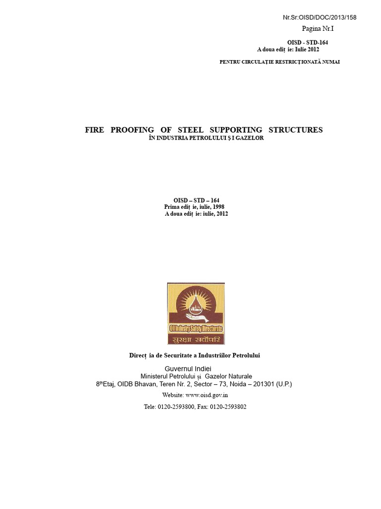 Oisd STD 164 | PDF