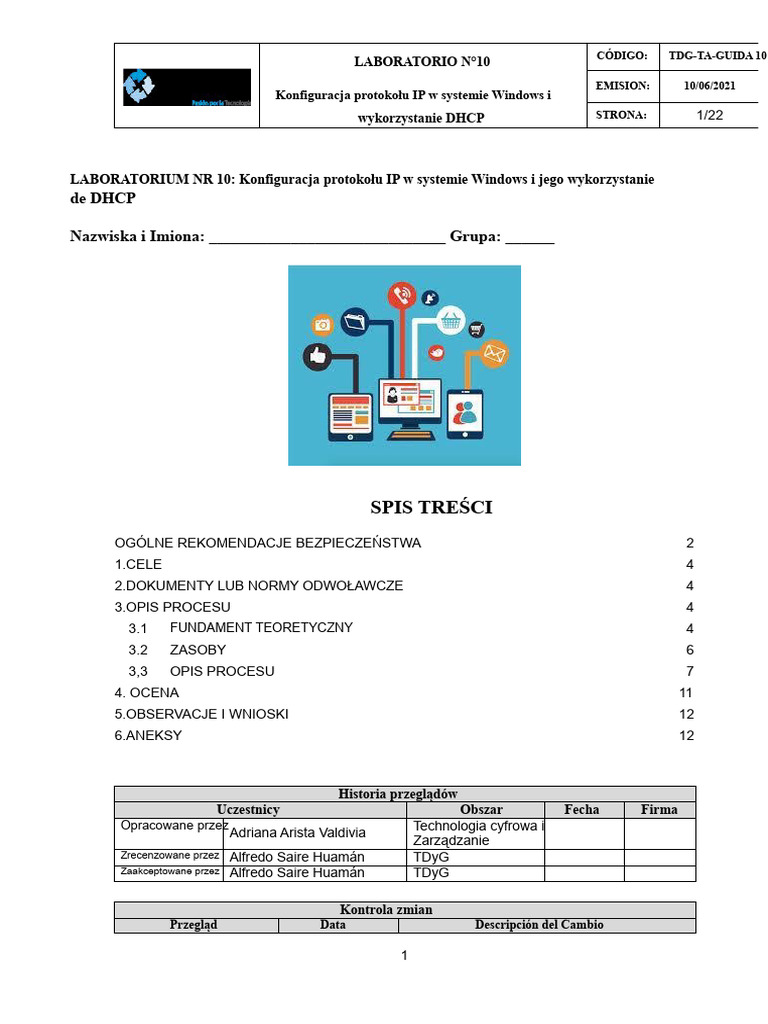Lab10 - Konfiguracja Protokołu IP W Systemie Windows I Wykorzystanie ...