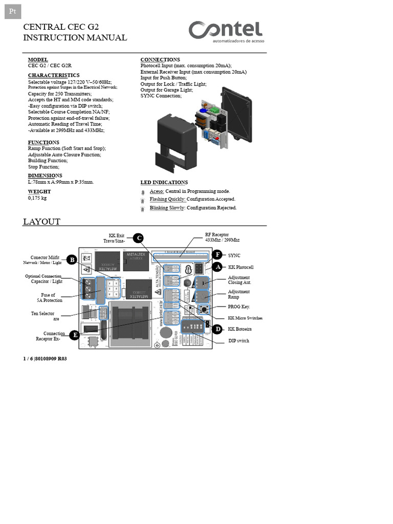 R03 - CEC G2 Manual EN PDF | PDF | Synchronization | Information And ...
