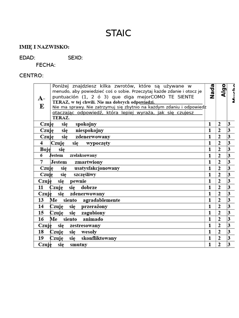 Staic | PDF