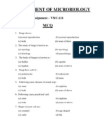 Department of Microbiology: Assignment - VMC-211