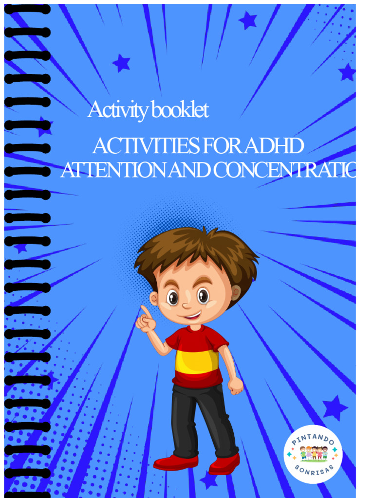 TDAH Workbook For Working On Attention and Concentration | PDF | Color ...