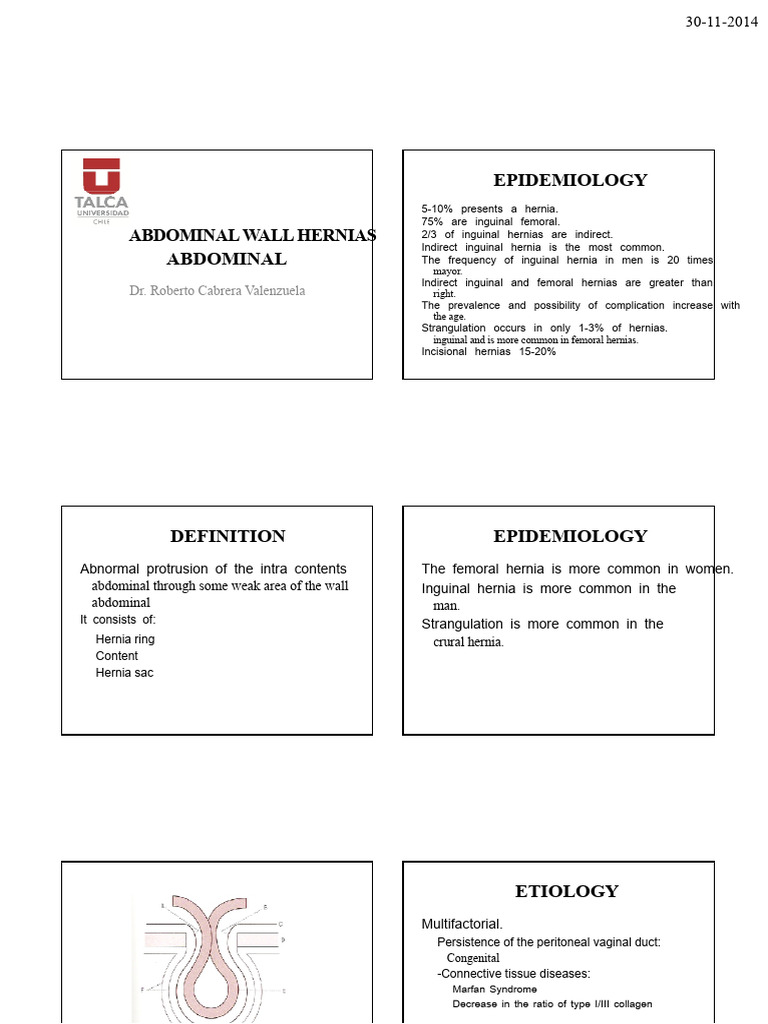 Microsoft PowerPoint - 1 HERNIA of The ABDOMINAL WALL Presentation ...