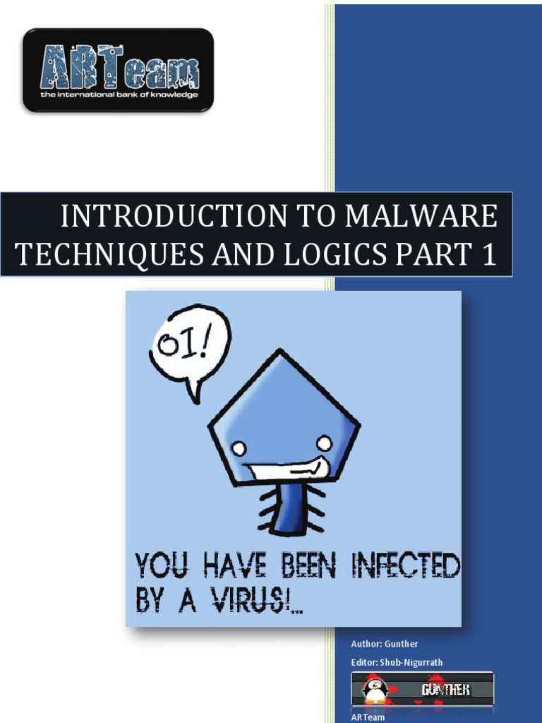 Introduction to malware techniques and logics part 1 by gunther pdf