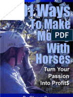 101 Ways to Make Money With Horses Hobby Income Ideas