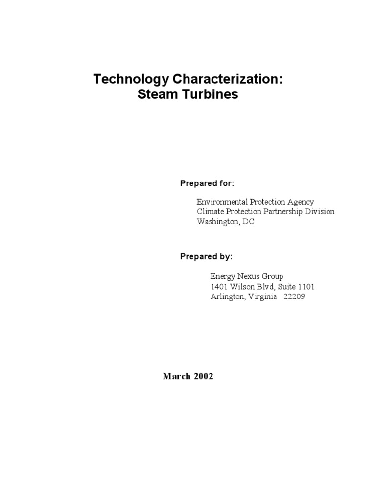 Steam Turbines Technology Overview | PDF