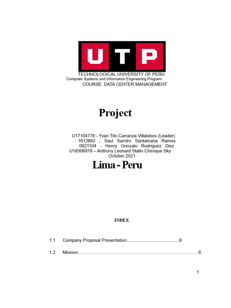 Data Center Management Project Overview | PDF | Data Center | Sales