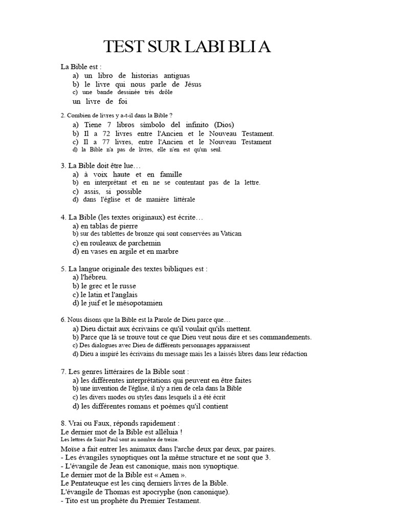 Comprendre la Bible : Faits et Interprétations | PDF | Bible | Le gospel
