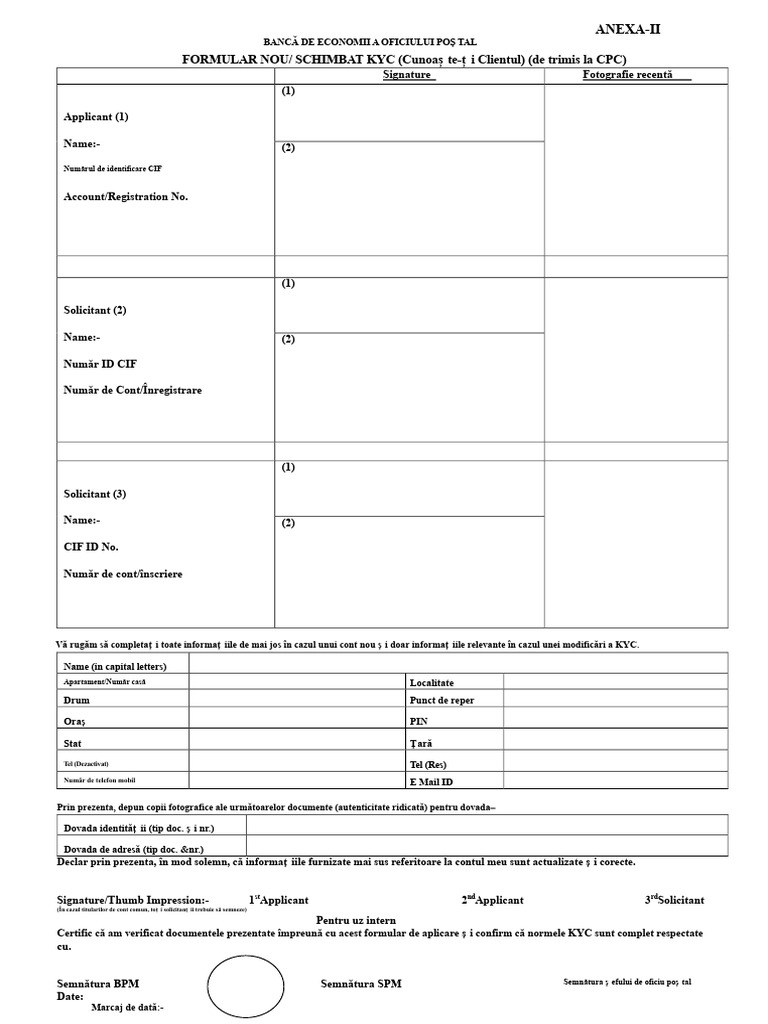 Cunoaște-Ți Clientul (KYC) | PDF