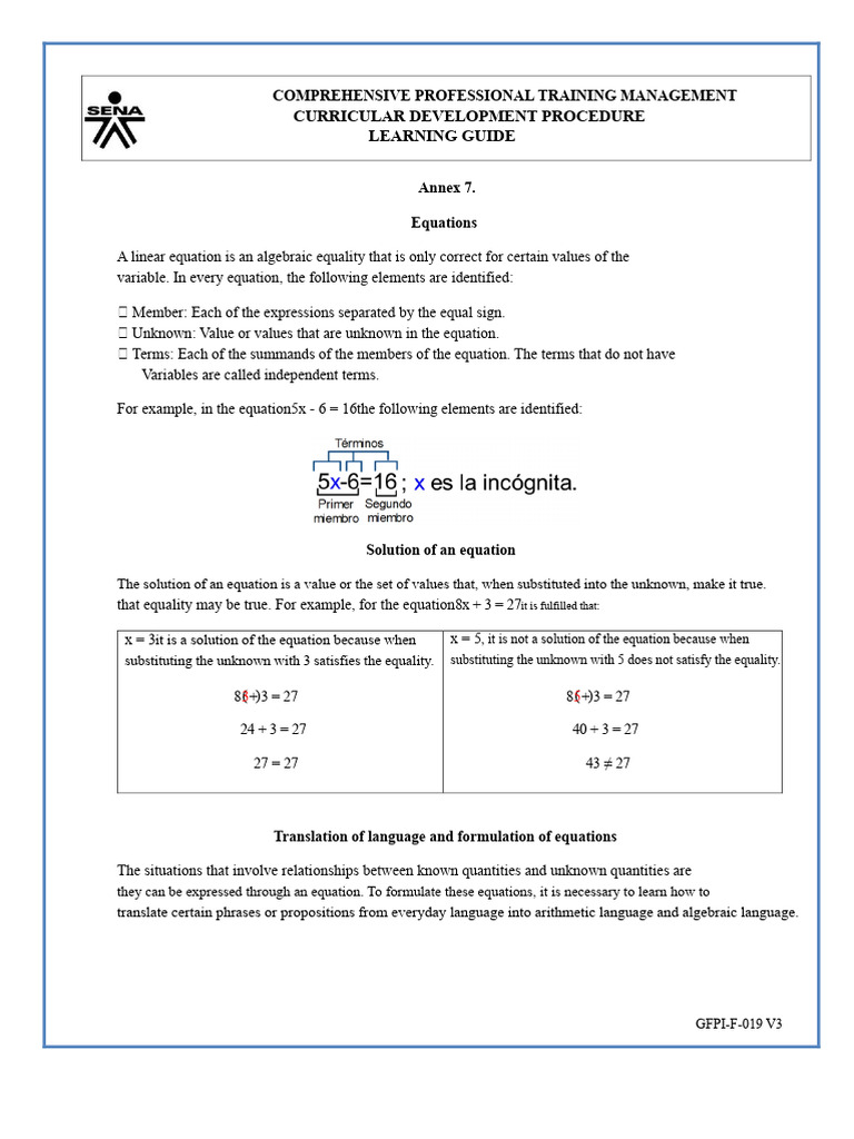 Activity 7 | PDF | Equations | Mathematical Analysis