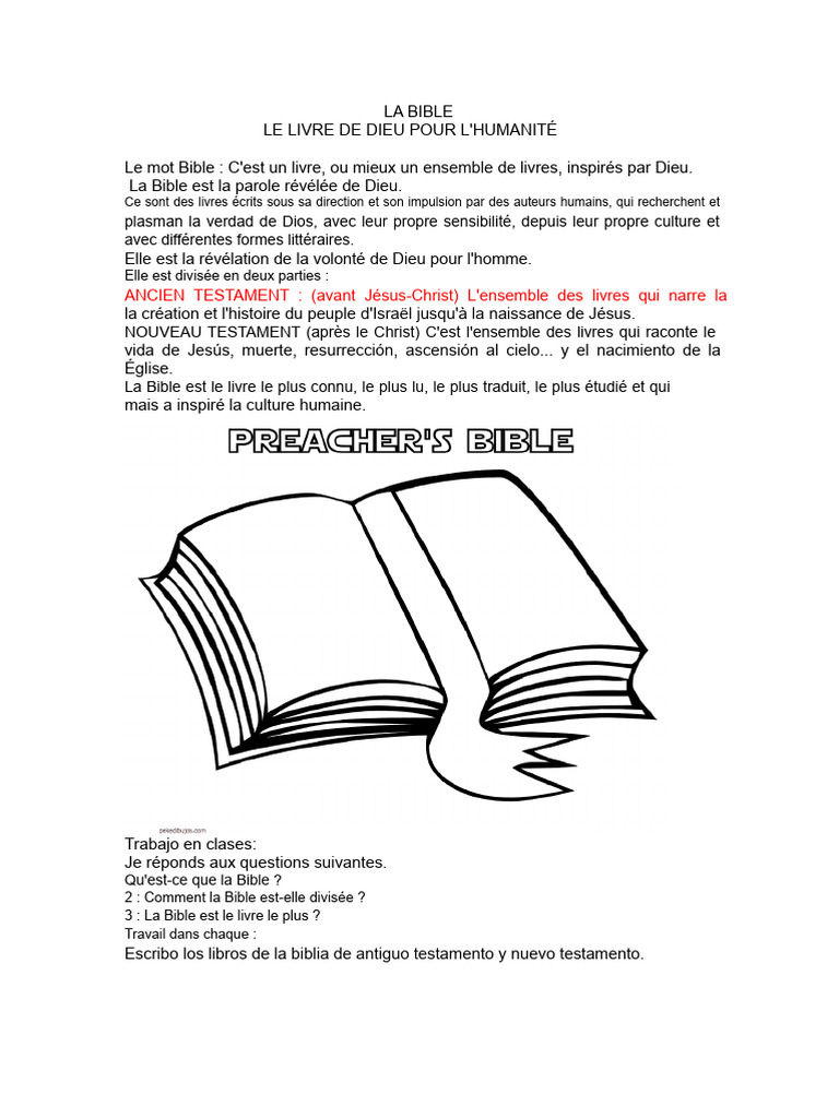 Comprendre la Bible : Structure et Signification | PDF