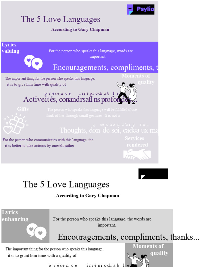 Understanding the 5 Love Languages | PDF | Love | Psychology
