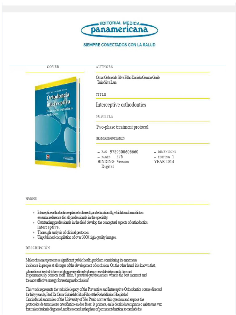 Interceptive Orthodontics Guide | PDF | Orthodontics | Tooth