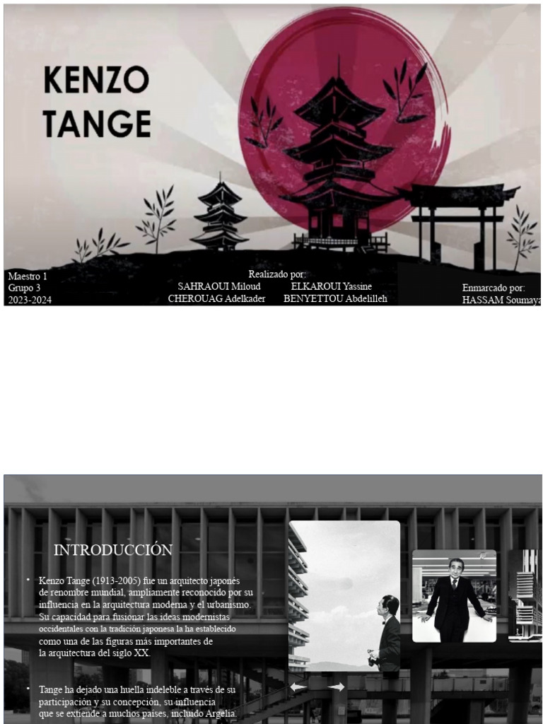 Kenzo Tange: Arquitectura y legado en Argelia | PDF