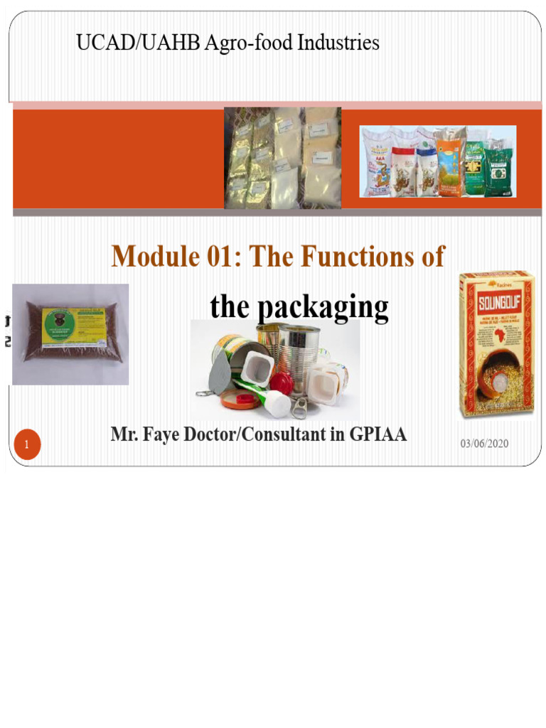 Chapter 1 - THE FUNCTIONS OF PACKAGING | PDF | Natural Environment | Water