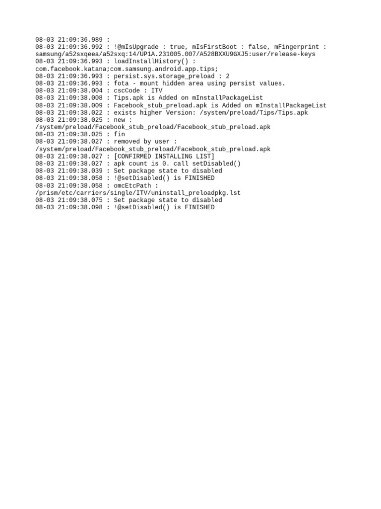 Preload Installer | PDF