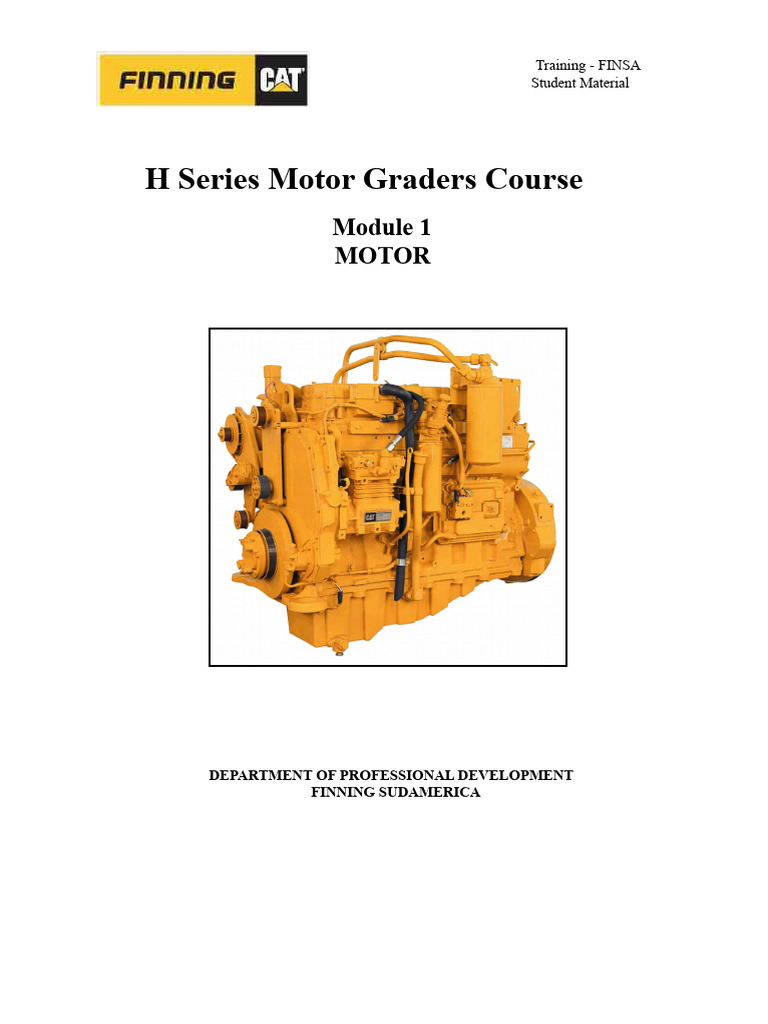 Motor Grader SERIES H | PDF | Fuel Injection | Engines