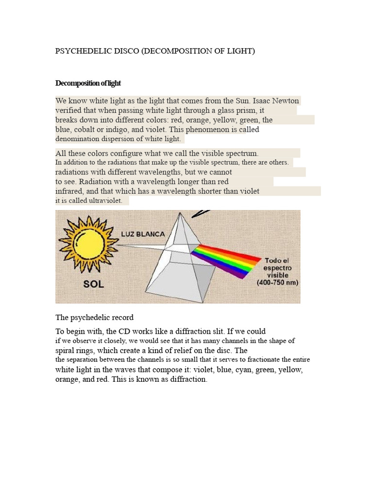 Understanding Light Diffraction with CDs | PDF | Light | Diffraction