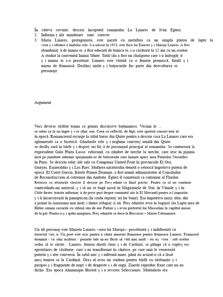 Linares de Iván Egüez | PDF
