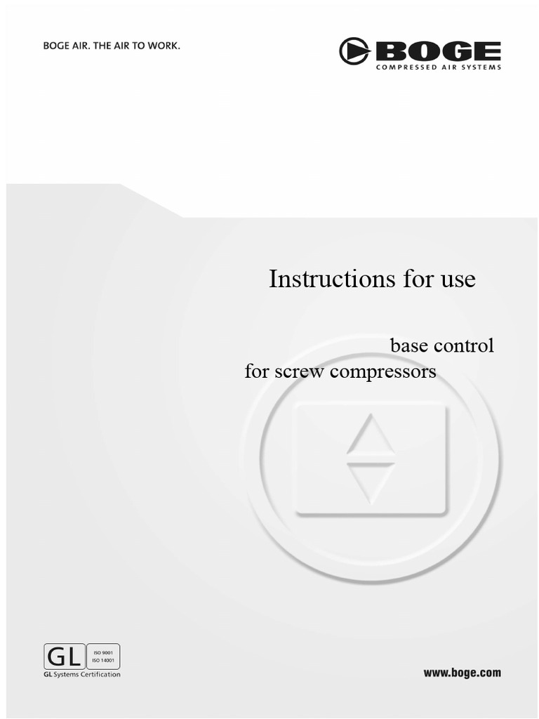 Operation Manual Control Compressors | PDF | Microcontroller