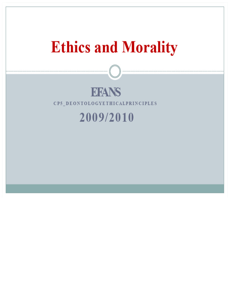 Understanding Ethics and Morality | PDF | Morality | Value (Ethics)