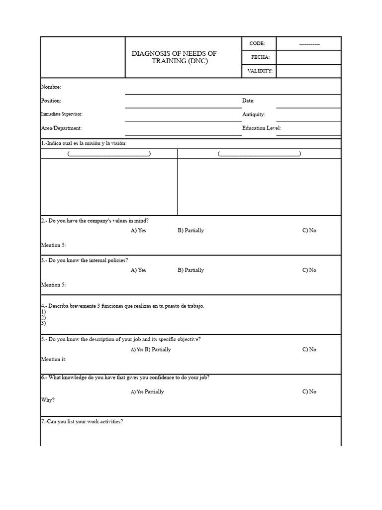 DNC Work Environment Format | PDF