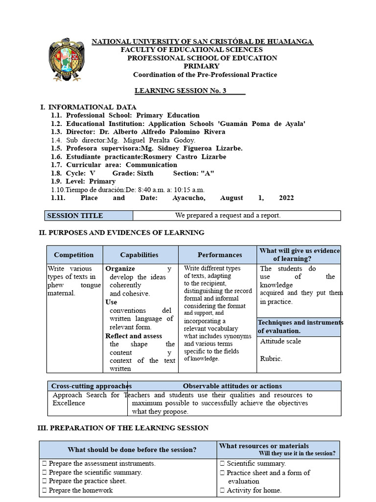 Session-03 Communication (We Prepare A Request and A Report) | PDF ...
