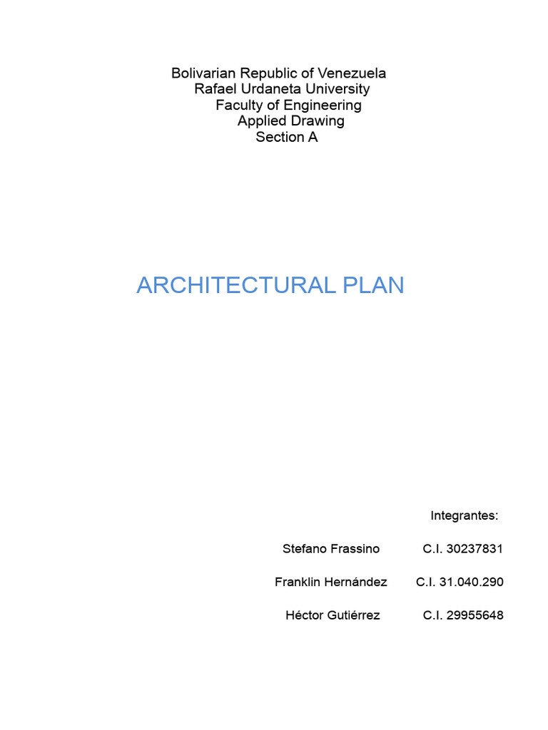 Architectural Plan Essentials Guide | PDF | Roof
