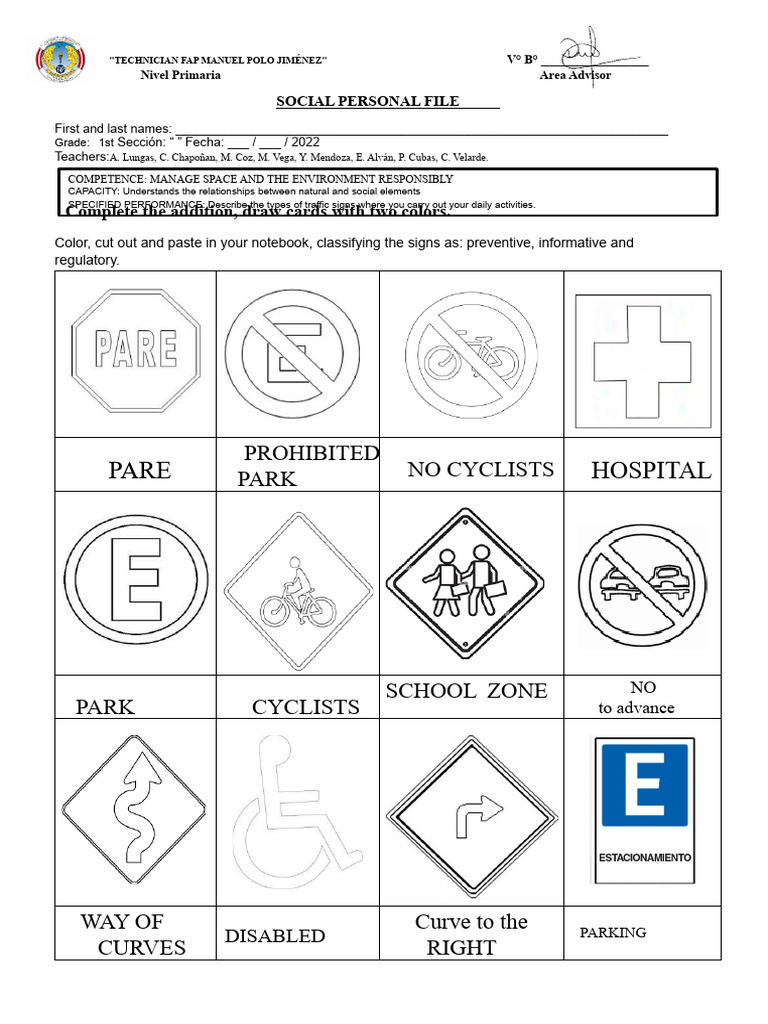 S2 - Session Sheet 3 Traffic Signs | PDF | Traffic | Transportation ...