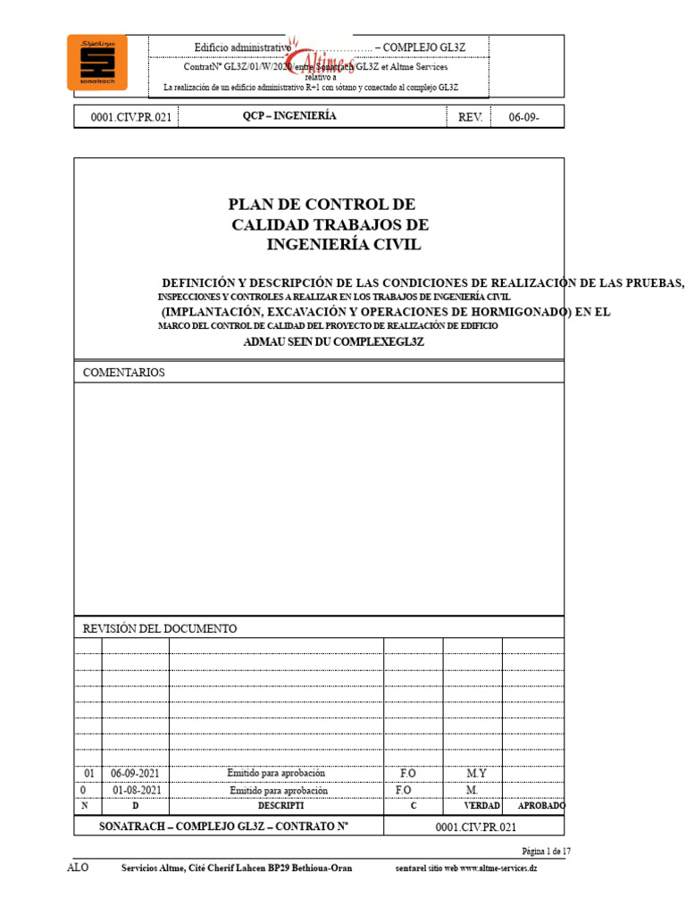 Control de Calidad en Edificio GL3Z | PDF | Hormigón | Ingeniería