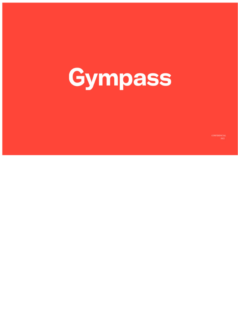 Presentación Gympass - Oficial | PDF | Bienestar