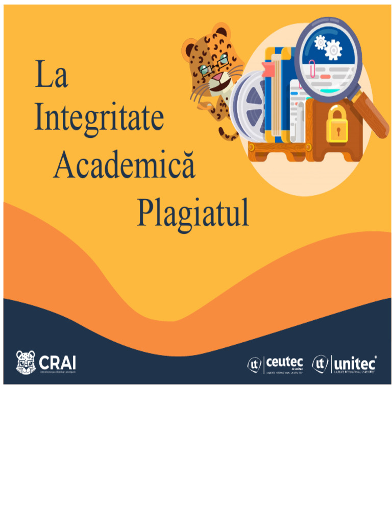 Integritate Academică Și Plagiat | PDF