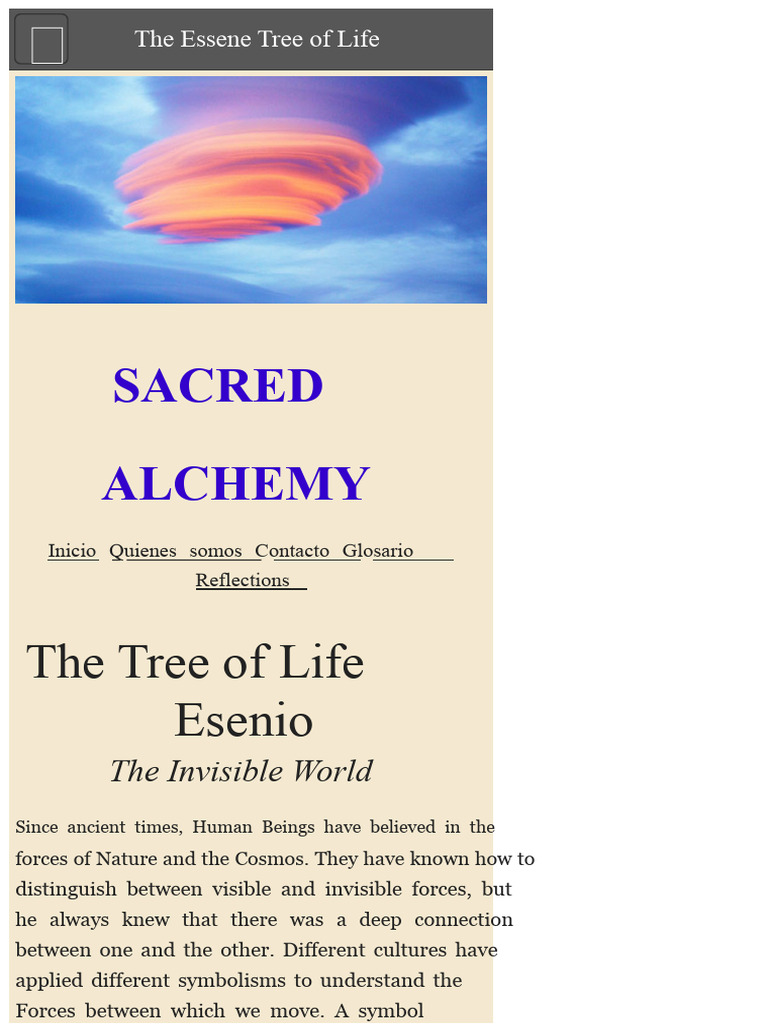 The Tree of Life Essene | PDF