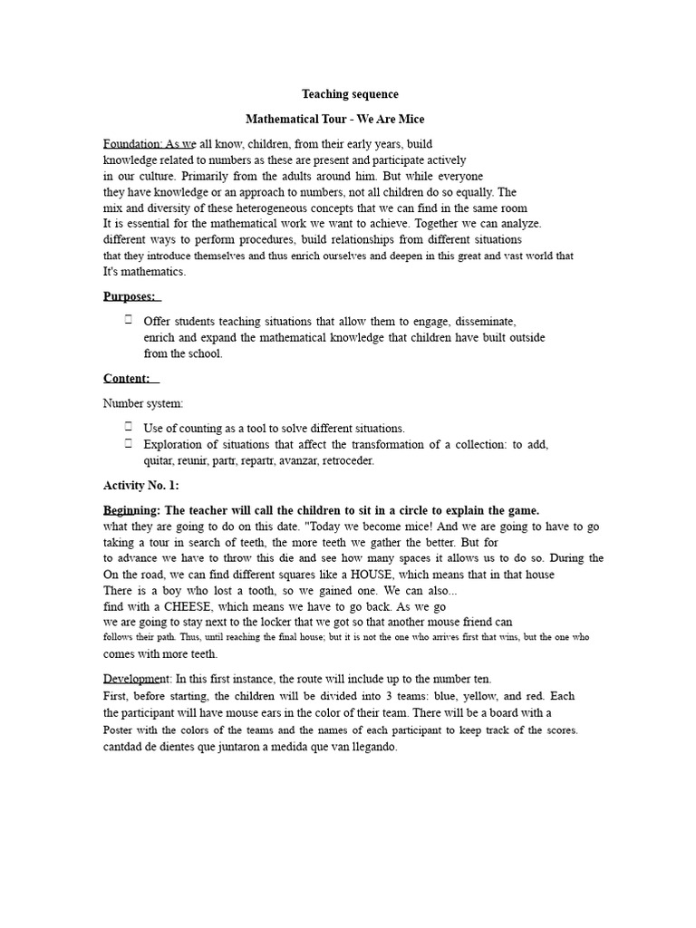 Engaging Math Activities for Kids | PDF | Knowledge | Learning