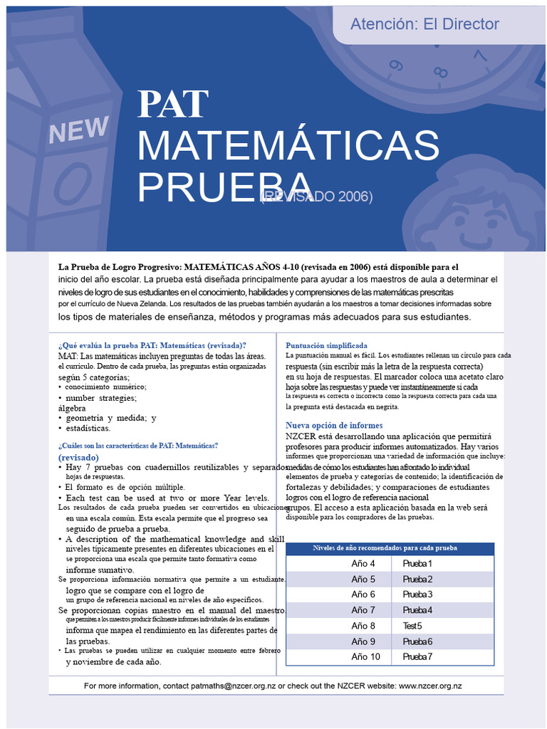185689945-Pat-Maths.pdf | PDF | Decimal | Sustracción