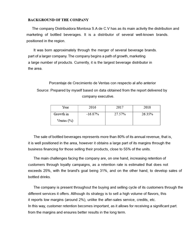 COMPANY BACKGROUND.docx | PDF | Brand | Methodology