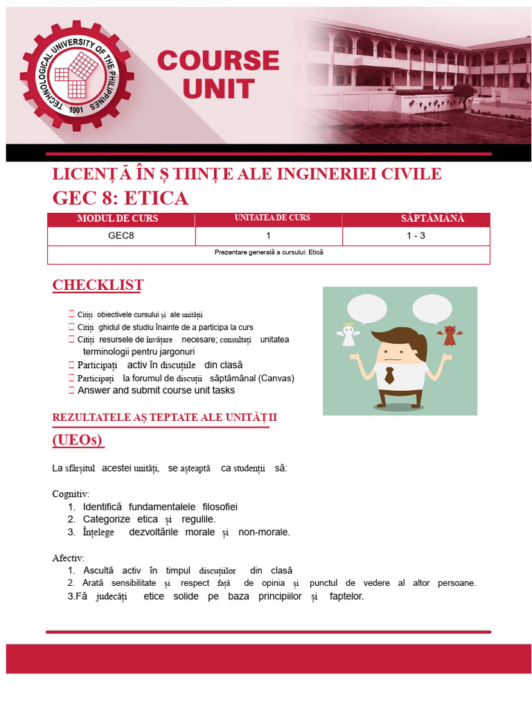 Unitatea de Curs 1 | PDF