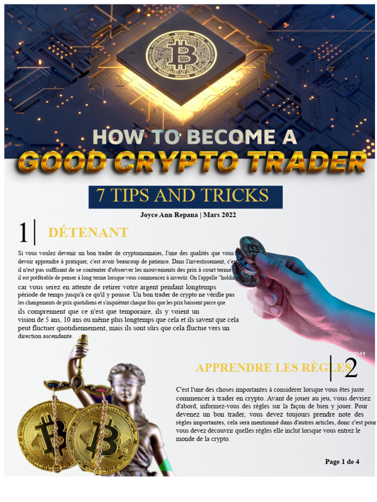 7 conseils pour trader en crypto | PDF | Opérateur de marché | Prix