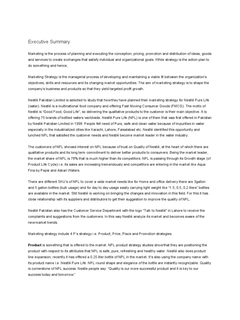 Nestle personal selling image