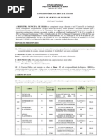 Edital de Abertura das Inscrições