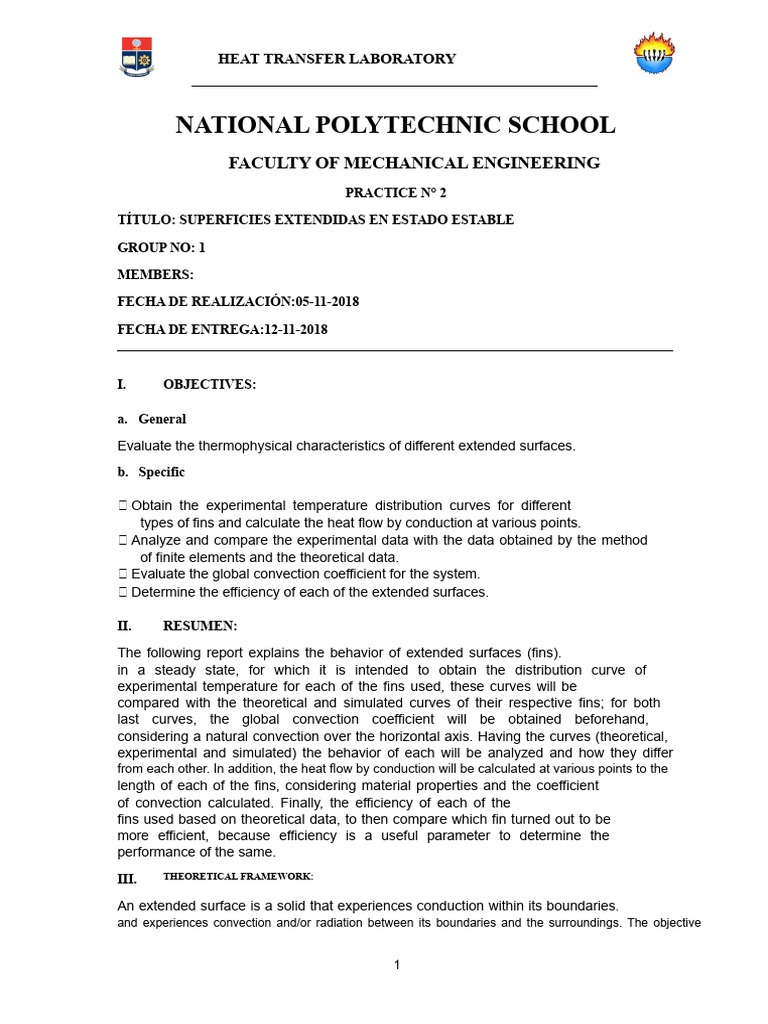 Extended Surfaces Heat Transfer Analysis | PDF | Heat Transfer | Convection