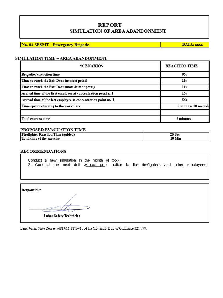 Area Abandonment Simulation Report | PDF | Firefighter | Fires