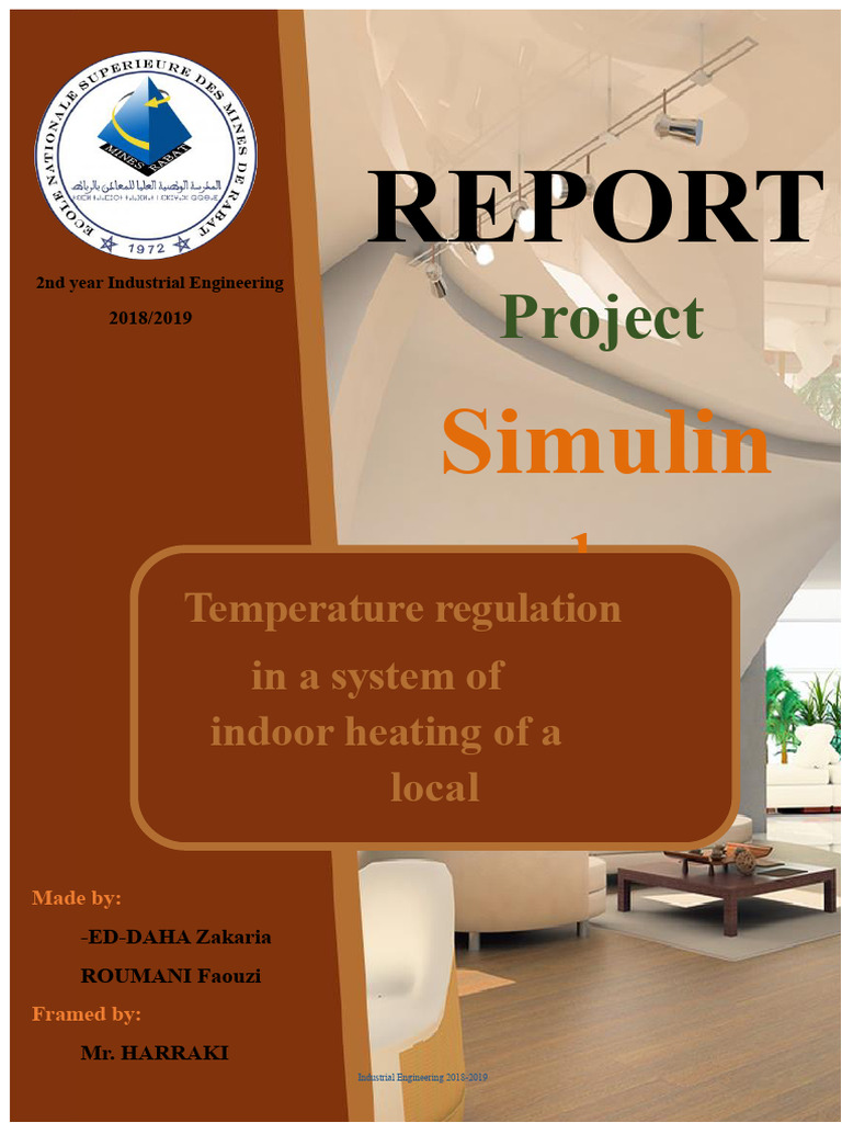 Temperature Regulation System On Simulink | PDF | Feedback | Thermostat