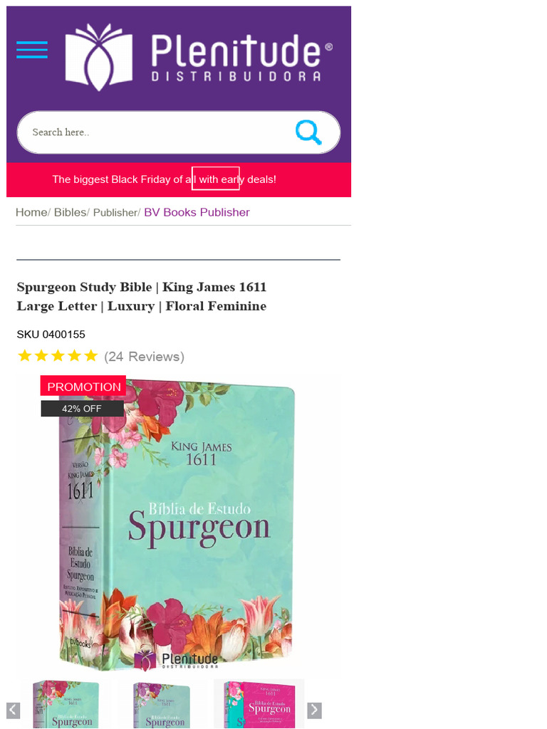 Spurgeon King James Study Bible Sale | PDF