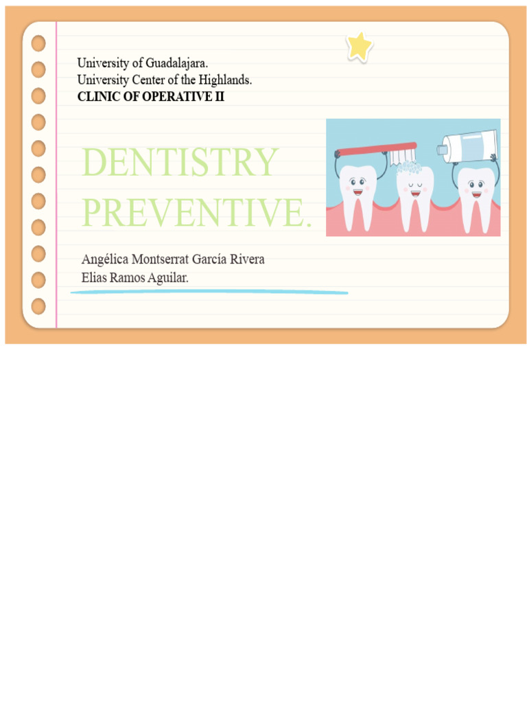 preventive dentistry (1).pptx | PDF | Oral Hygiene | Dentistry
