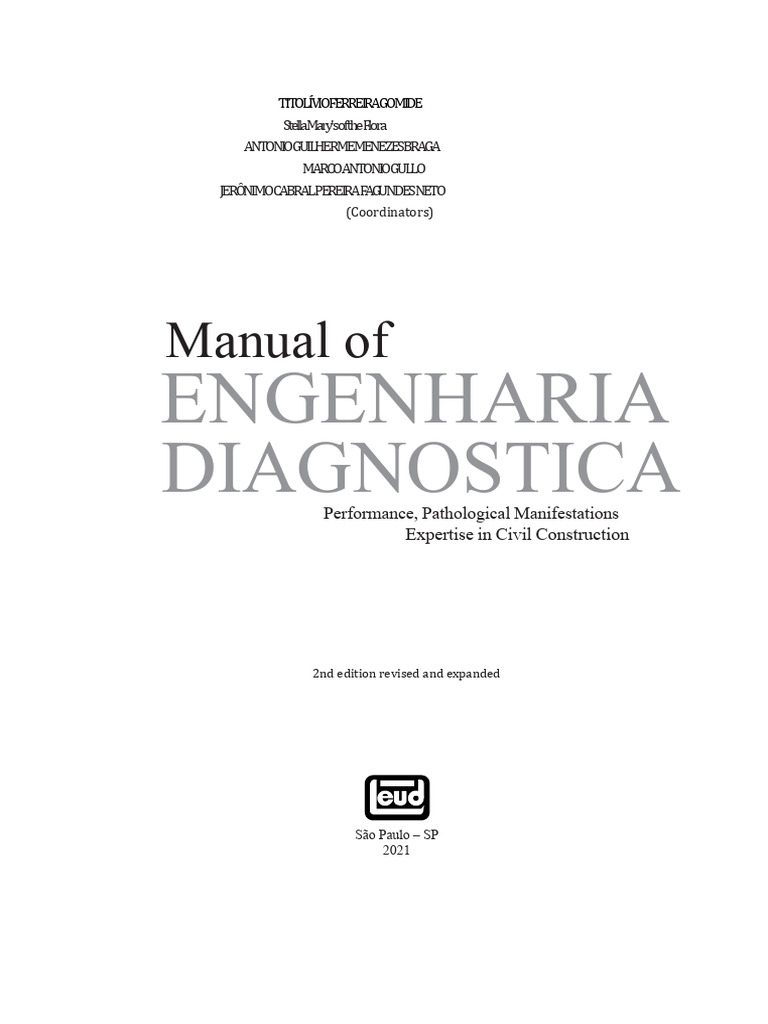 Diagnostic Engineering Manual 2nd Edition | PDF | Medical Diagnosis ...