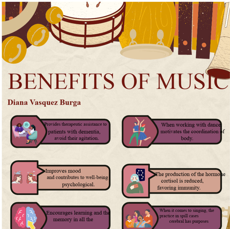 Infographic Benefits of Music | PDF